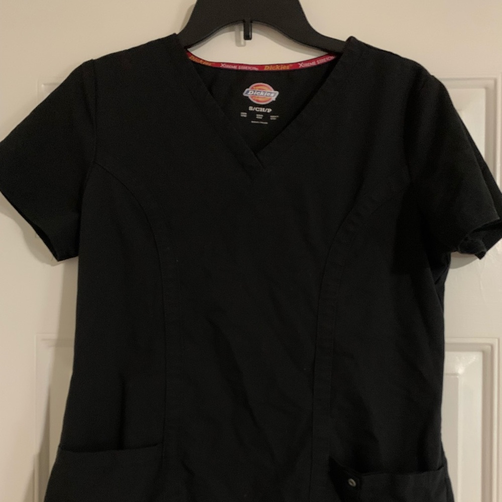 Black scrub top